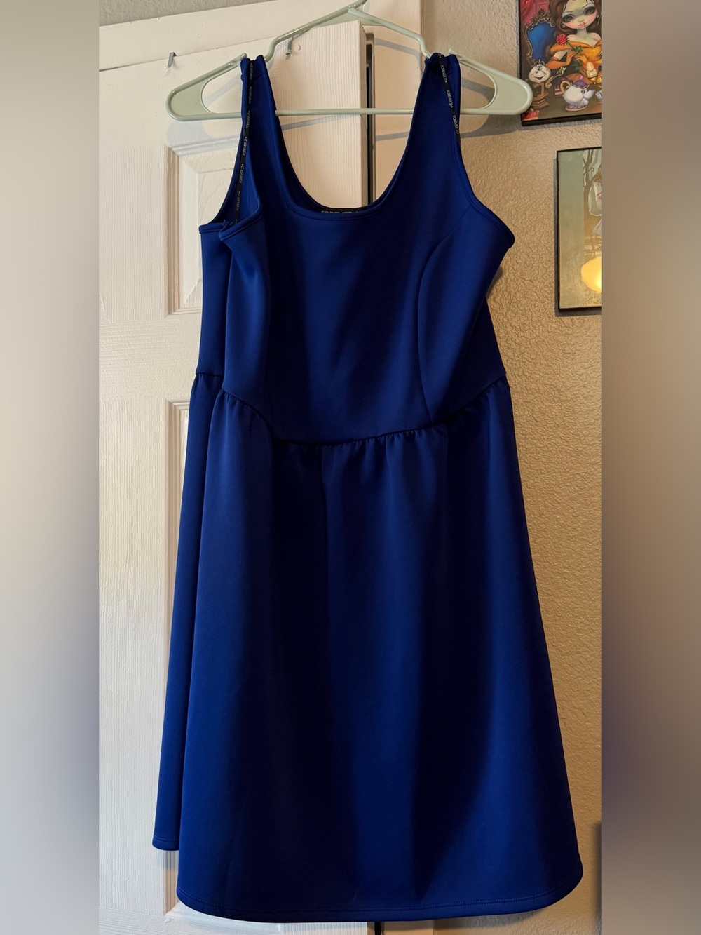 Forever 21+ Cobalt Blue Sleeveless Dress View 3